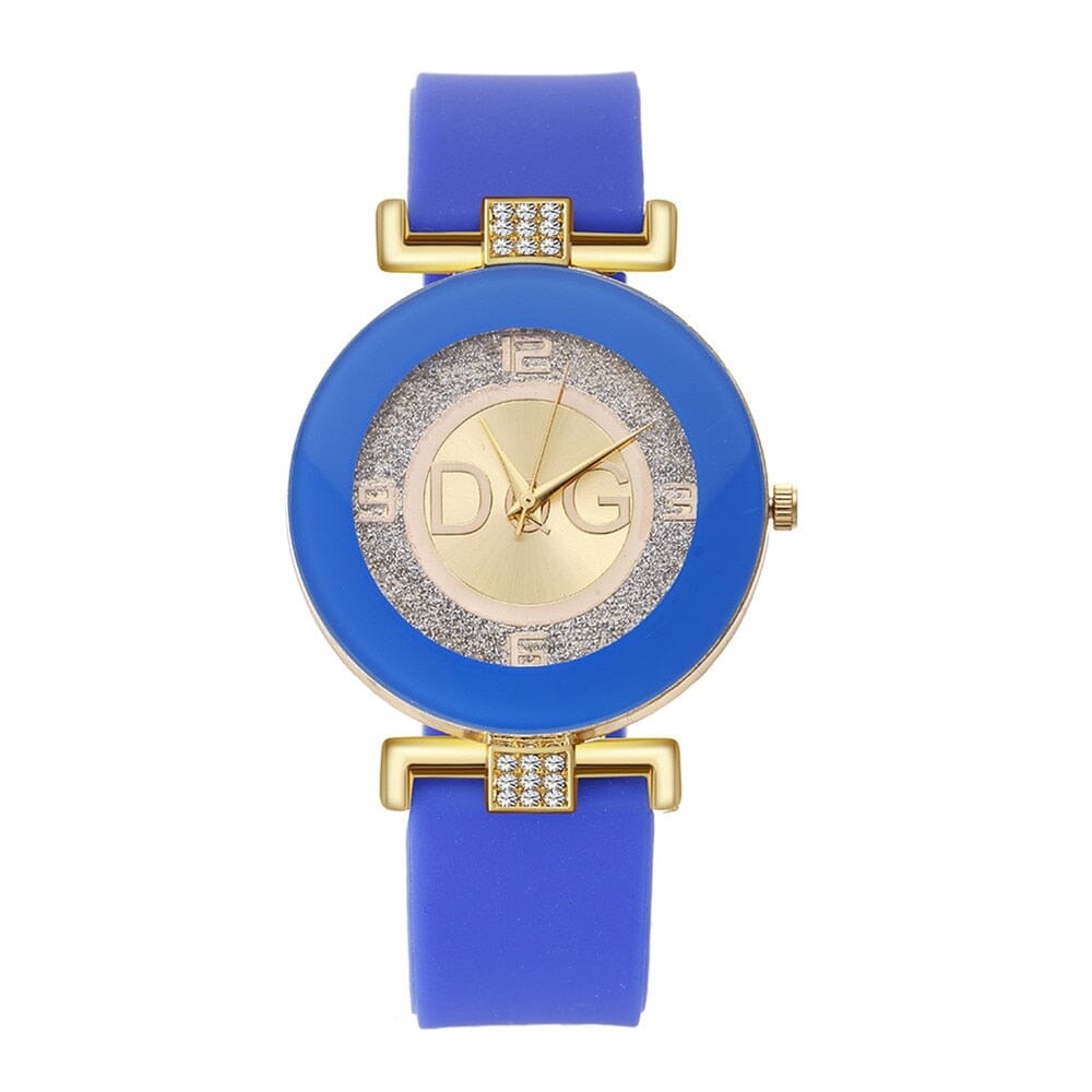 everyday look - Simple Black White Quartz Watch with Silicone Strap - Stylish and Durable Timepiece for Everyday Wear. Mechanical Watches PikNik Blue 