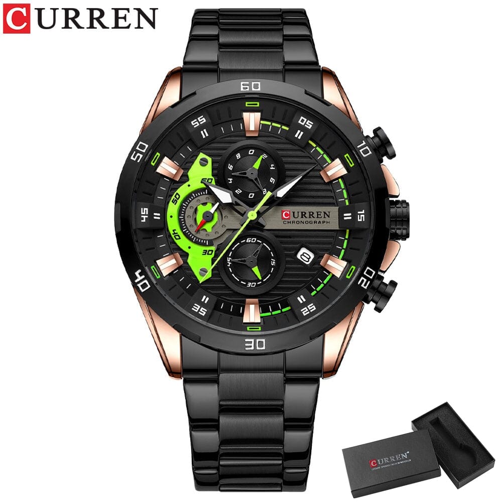 CURREN Stainless Steel Watches - Stay Stylish, On-Time and Fashionable! Mechanical Watches PikNik rose black box 