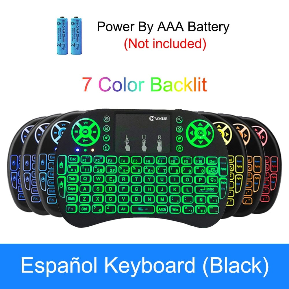 VONTAR i8 Wireless Keyboard Russian English Hebrew Version i8+ 2.4GHz Air Mouse Touchpad Handheld for Android TV BOX Mini PC 0 PikNik 