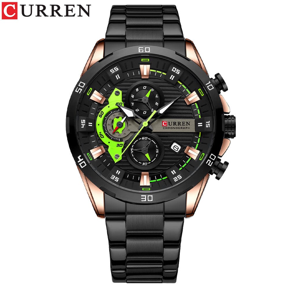 CURREN Stainless Steel Watches - Stay Stylish, On-Time and Fashionable! Mechanical Watches PikNik rose black 