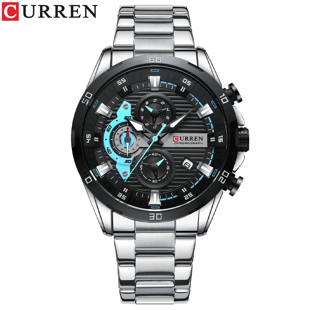 CURREN Stainless Steel Watches - Stay Stylish, On-Time and Fashionable! Mechanical Watches PikNik silver 