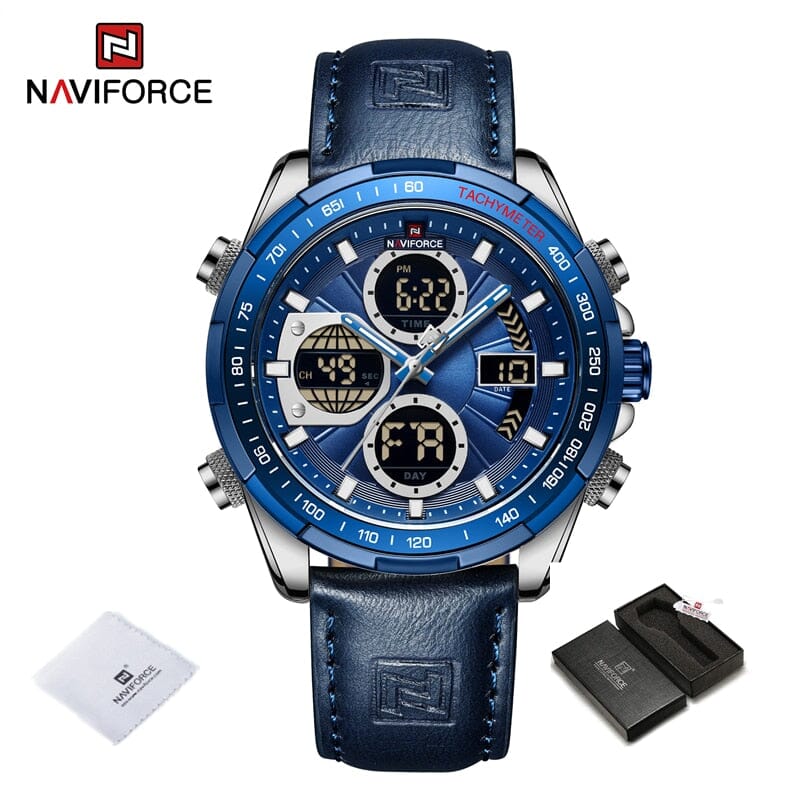 NAVIFORCE Sport Watch - The Ultimate Wrist Companion for the Modern Man - Style, Durability and Functionality Combined Mechanical Watches PikNik SBEBE-BOX 