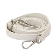 white silver buckle