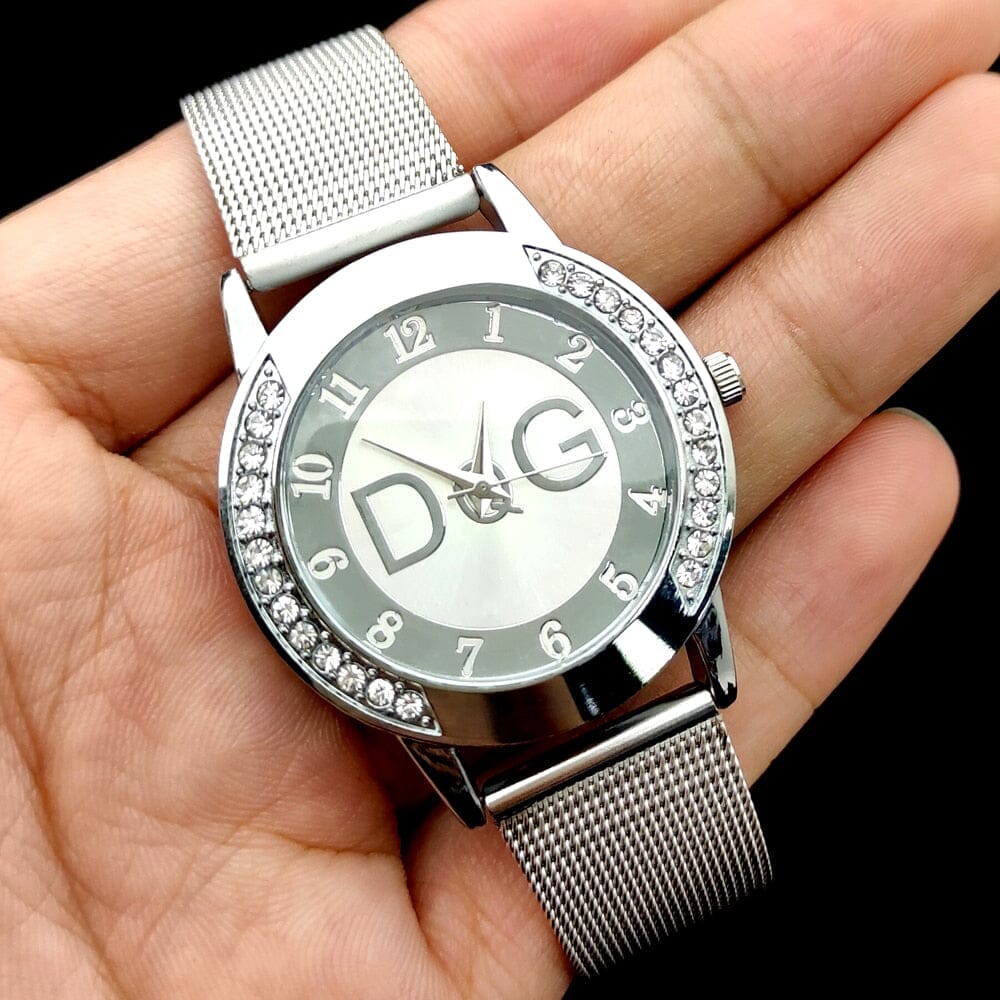 Women Luxury Brand DQG Quartz Watch - Make a Statement with Style and Elegance. Mechanical Watches PikNik A Silver 